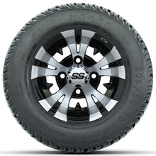 Set of (4) 10 in GTW Vampire Wheels with 205/50-10 GTW Mamba Street Tires Lakeside Buggies Parts and Accessories