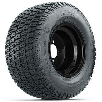 Set of (4) 10 in Black Steel Offset Wheels with 20x10-10 S-Tread Terra Pro Tires Lakeside Buggies Parts and Accessories