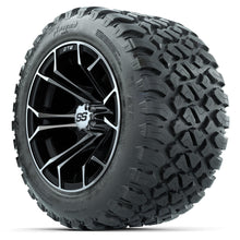 Set of (4) 12 in GTW Spyder Wheels with 20x10-R12 GTW Nomad All-Terrain Tires Lakeside Buggies Parts and Accessories