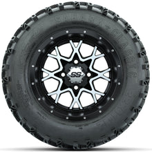 Set of (4) 12 in GTW Vortex Wheels with 22x11-12 Sahara Classic All-Terrain Tires Lakeside Buggies Parts and Accessories