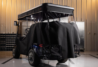 MadJax XSeries Storm 3-Sided Black Enclosure & Black Valance with XSeries Logo by RedDot Lakeside Buggies