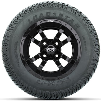 Set of (4) 10 in GTW Storm Trooper Wheels with 205/65-10 Kenda Load Star Tires Lakeside Buggies Parts and Accessories