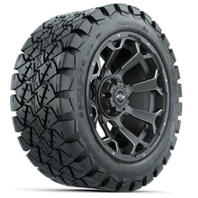 Set of (4) 14 in GTW Raven Wheels with 22x10-14 GTW Timberwolf All-Terrain Tires Lakeside Buggies Parts and Accessories