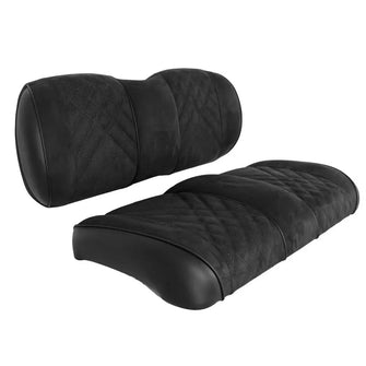 Premium RedDot® Black Suede Front Seat Assemblies for Club Car Precedent Onward Tempo Red Dot Shop By Make