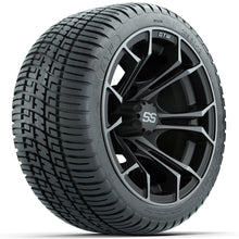 Set of (4) 12 in GTW Spyder Wheels with 205/30-12 GTW Fusion Street Tires Lakeside Buggies Parts and Accessories