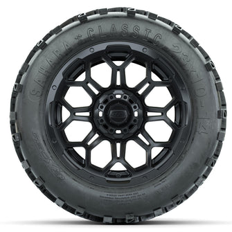 Set of (4) 14 in GTW Bravo Wheels with 23x10-14 Sahara Classic All-Terrain Tires Lakeside Buggies Parts and Accessories