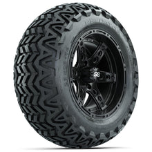 Set of (4) 14 in GTW Dominator Wheels with 23x10-14 GTW Predator All-Terrain Tires Lakeside Buggies Parts and Accessories