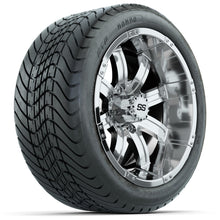 Set of (4) 14 in GTW Tempest Chrome Wheels with 225/30-14 GTW Mamba Street Tires PN# A19-626