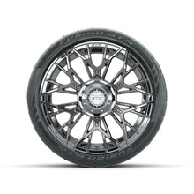 Set of (4) 15 in GTW® Stellar Chrome Wheels with 215/40-R15 Fusion GTR Street Tires Lakeside Buggies Parts and Accessories