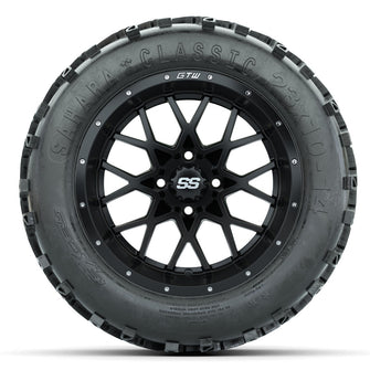 Set of (4) 14 in GTW Vortex Wheels with 23x10-14 Sahara Classic All-Terrain Tires Lakeside Buggies Parts and Accessories