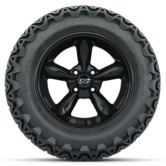 Set of (4) 14 in GTW Godfather Wheels with 23x10-14 GTW Predator All-Terrain Tires Lakeside Buggies Parts and Accessories