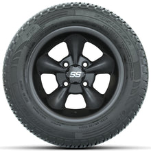 Set of (4) 12 in GTW Godfather Wheels with 215/50-R12 Fusion S/R Street Tires Lakeside Buggies Parts and Accessories