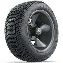 Set of (4) 12 in GTW Godfather Wheels with 215/40-12 Excel Classic Street Tires Lakeside Buggies Parts and Accessories