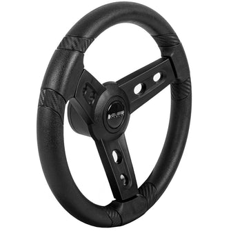 Gussi Italia® Lugana Black Steering Wheel Compatible with ICON Golf Car Models & AEV Golf Car Models Gussi Shop By Make