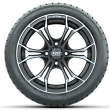 Set of (4) 14 in GTW Spyder Wheels with 225/30-14 Mamba Street Tires Lakeside Buggies Parts and Accessories