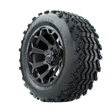 Set of (4) 14 Inch GTW Raven Matte Gray Wheels with Sahara Classic All Terrain Tires GTW Parts and Accessories