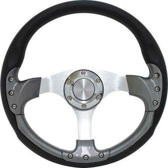 Lakeside Buggies EZGO Pursuit 14" Carbon Fiber Steering Wheel Kit- 56783 GTW Steering accessories