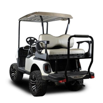 Lakeside Buggies MadJax® Genesis 250 with Deluxe Sandstone Steel Rear Flip Seat ? Fits EZGO RXV- 01-050-204D MadJax Seat kits