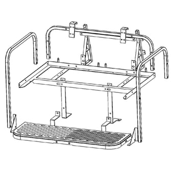 GTW® MACH3 Aluminum (Frame Only) Rear Seat Drive2 (Years 2017-Up) Lakeside Buggies