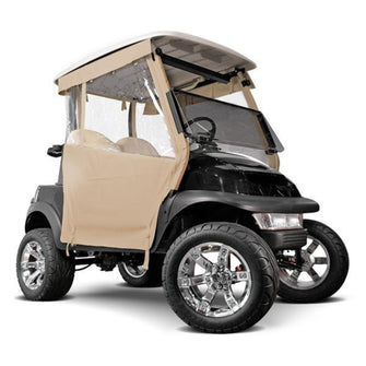 Lakeside Buggies EZGO TXT Beige 3-Sided Track-Style Enclosure w/Full Back & Hooks (Years 1994.5-Up)- 62292 EZGO Enclosures