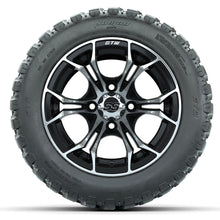 Set of (4) 12 in GTW Spyder Wheels with 20x10-R12 GTW Nomad All-Terrain Tires Lakeside Buggies Parts and Accessories