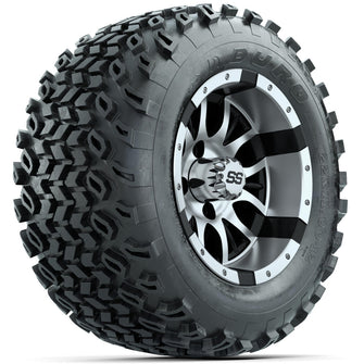 Set of (4) 12 in GTW Diesel Wheels with 22x11-12 Duro Desert All-Terrain Tires Lakeside Buggies Parts and Accessories