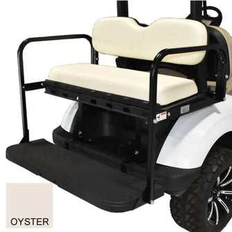 GTW® MACH3 Rear Flip Seat for EZGO RXV - Oyster Lakeside Buggies