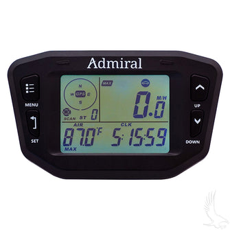 Lakeside Buggies Admiral Speedometer, Digital GPS, Multi-Function- ACC-0206 Lakeside Buggies NEED TO SORT