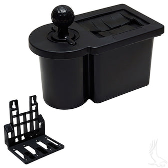 Lakeside Buggies Ball Washer Black, with Mounting Bracket for Club Car Tempo, Precedent- ACC-BW013 Lakeside Buggies NEED TO SORT