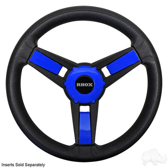 Lakeside Buggies Giazza Steering Wheel, Black, Club Car DS Hub 84+- ACC-SW151-CC Lakeside Buggies NEED TO SORT