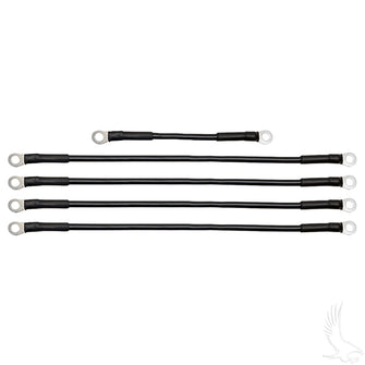 Lakeside Buggies Battery Cable SET, Includes (1) 7" (4) 14" 6 gauge, E-Z-Go TXT 48V- BAT-1027 Lakeside Buggies NEED TO SORT