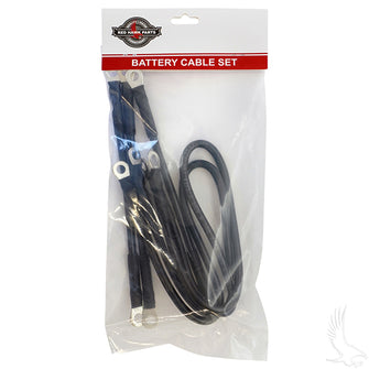 Lakeside Buggies Battery Cable SET, Includes (3) 9" and (2) 26" 4 gauge, Yamaha Drive w/ 8V Batteries- BAT-1029A Lakeside Buggies NEED TO SORT