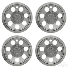 Lakeside Buggies RHOX Wheel Cover, SET OF 4, 10" Beadlock A/T Chrome- CAP-0038-4 Rhox Wheel Accessories