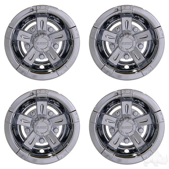 Lakeside Buggies RHOX Wheel Cover, SET OF 4, 8" Vegas Chrome- CAP-0047-4 Rhox Wheel Accessories