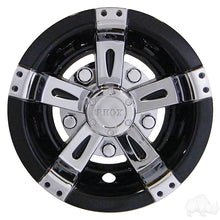 Lakeside Buggies Wheel Cover, 8" Vegas Chrome/Black- CAP-0048 Lakeside Buggies Wheel Accessories