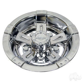 Lakeside Buggies Wheel Cover, 10" Vegas Chrome- CAP-0049 Lakeside Buggies Wheel Accessories