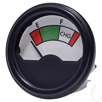 Lakeside Buggies Charge Meter, 48V Round Analog- CGR-101 Lakeside Buggies NEED TO SORT