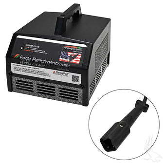 Lakeside Buggies Battery Charger, Eagle Performance Series, 36V-48V Auto Ranging Voltage 15A, Yamaha 3-Prong- CGR-320 Lakeside Buggies NEED TO SORT