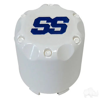 Center Cap, White with Blue SS PN# TIR-SS001-WBL Redhawk 