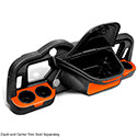 Lakeside Buggies DoubleTake Sentry Dash Cup Holder Trim Set of 2, E-Z-Go RXV 08+, Orange- DASH-DT0113-OR DoubleTake DoubleTake