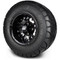 Lakeside Buggies MODZ 10" Vampire Glossy Black Wheels & Street Tires Combo- G1-5102-GB STREET OPTION Modz Tire & Wheel Combos