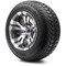 Lakeside Buggies MODZ 10" Vampire Gunmetal Wheels & Street Tires Combo- G1-5102-GM STREET OPTION Modz Tire & Wheel Combos