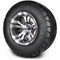 Lakeside Buggies MODZ 10" Vampire Gunmetal Wheels & Street Tires Combo- G1-5102-GM STREET OPTION Modz Tire & Wheel Combos