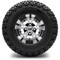 Lakeside Buggies MODZ 10" Vampire Machined Black Wheels & Off-Road Tires Combo- G1-5102-MB OFF-ROAD OPTION Modz Tire & Wheel Combos