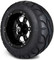 Lakeside Buggies MODZ 12" Ambush Glossy Black Wheels & Street Tires Combo- G1-5200-GB STREET OPTION Modz Tire & Wheel Combos