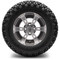 Lakeside Buggies MODZ 12" Ambush Gunmetal Wheels & Off-Road Tires Combo- G1-5200-GM OFF-ROAD OPTION Modz Tire & Wheel Combos