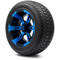 Lakeside Buggies MODZ 14" Ambush Blue and Black Wheels & Street Tires Combo- G1-5400-MBB STREET OPTION Modz Tire & Wheel Combos