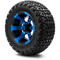 Lakeside Buggies MODZ 12" Ambush Blue and Black Wheels & Off-Road Tires Combo- G1-5200-MBB OFF-ROAD OPTION Modz Tire & Wheel Combos