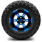 Lakeside Buggies MODZ 12" Ambush Blue and Black Wheels & Off-Road Tires Combo- G1-5200-MBB OFF-ROAD OPTION Modz Tire & Wheel Combos