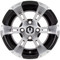 Lakeside Buggies MODZ Ambush Machine & Black 12" Golf Cart Wheel- G1-5200-MB Modz Wheels